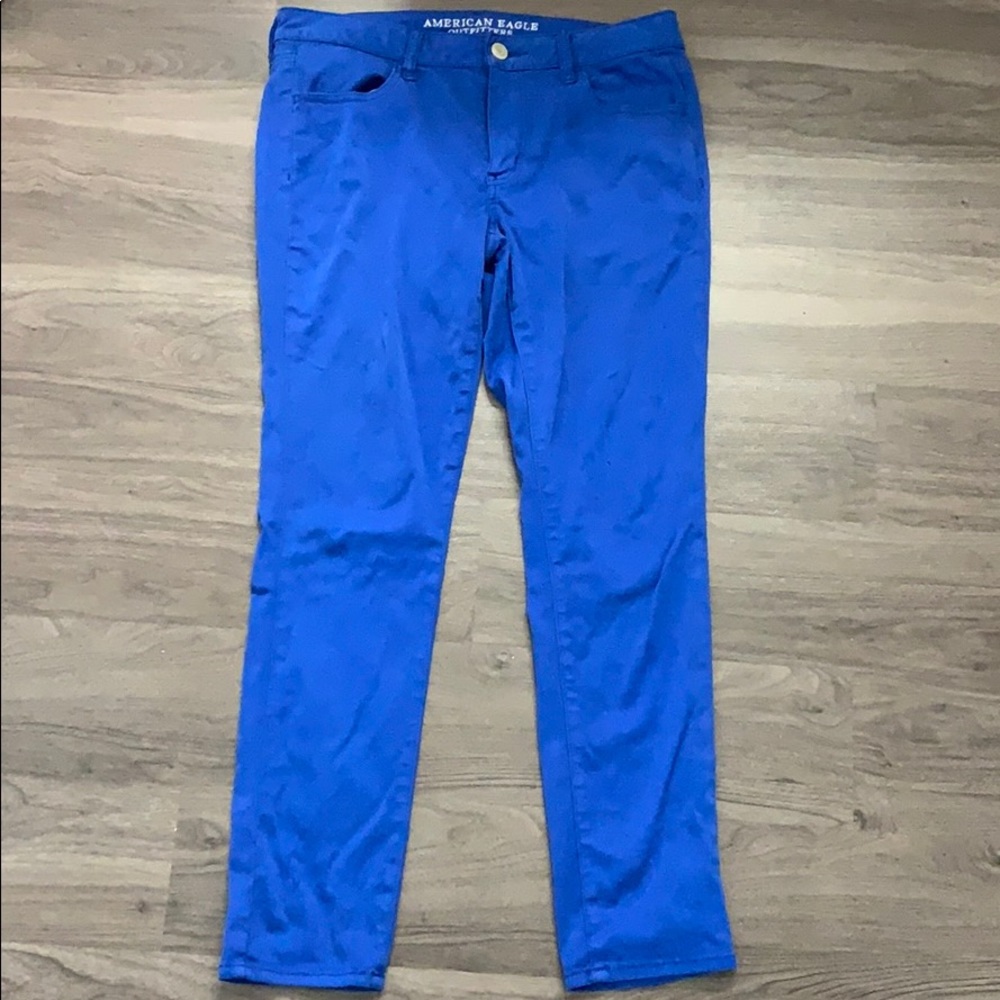 Royal blue American Eagle jeans